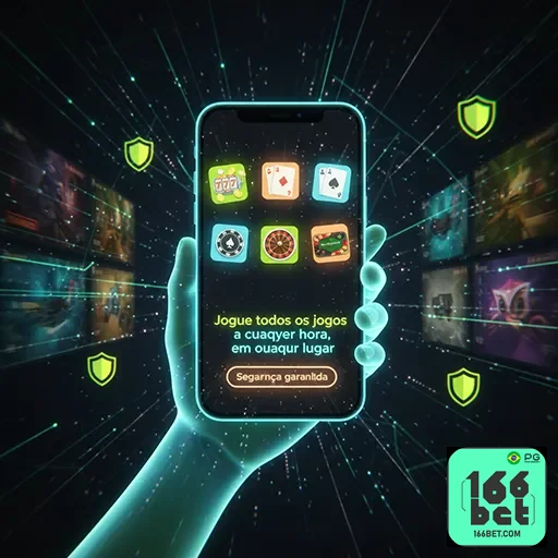 Imagem de um smartphone exibindo jogos de cassino confiáveis